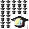 1/5/10PCS With Tassel Graduation Cap Candy Card Clear Greeting Card  Graduation Party