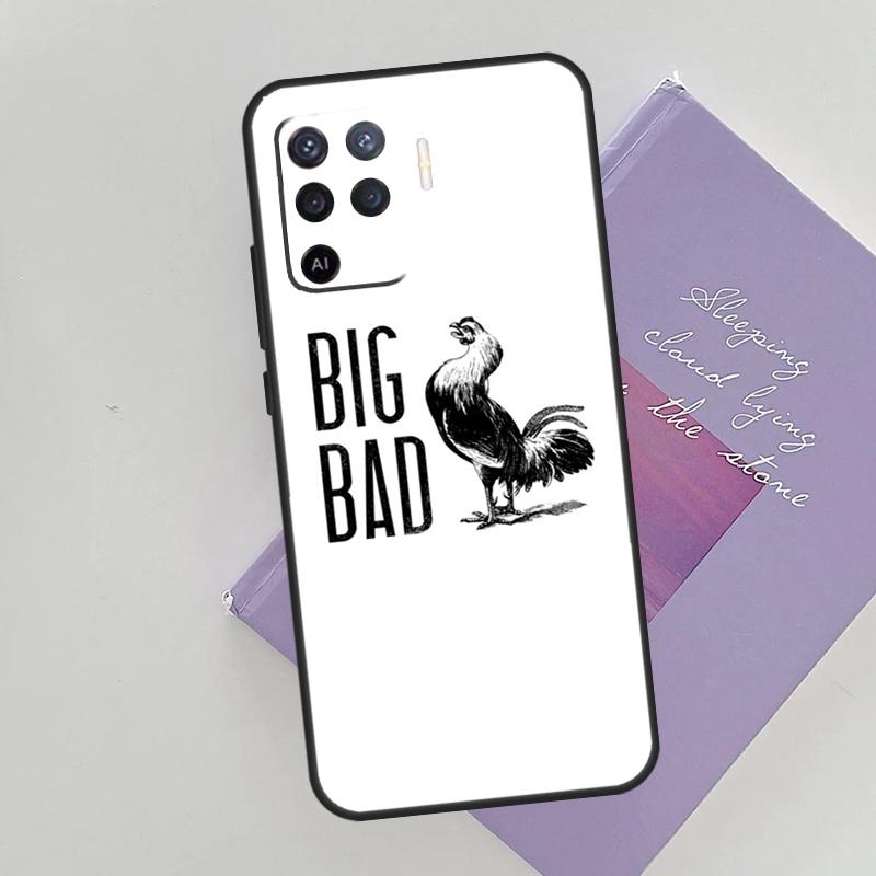 Cartoon Chicken Rooster Phone Case For Oppo A54 A74 A94 A15 A16 A17 A52 A72 A76 A96 A57 A58 A78 A98 A53S Cover Case