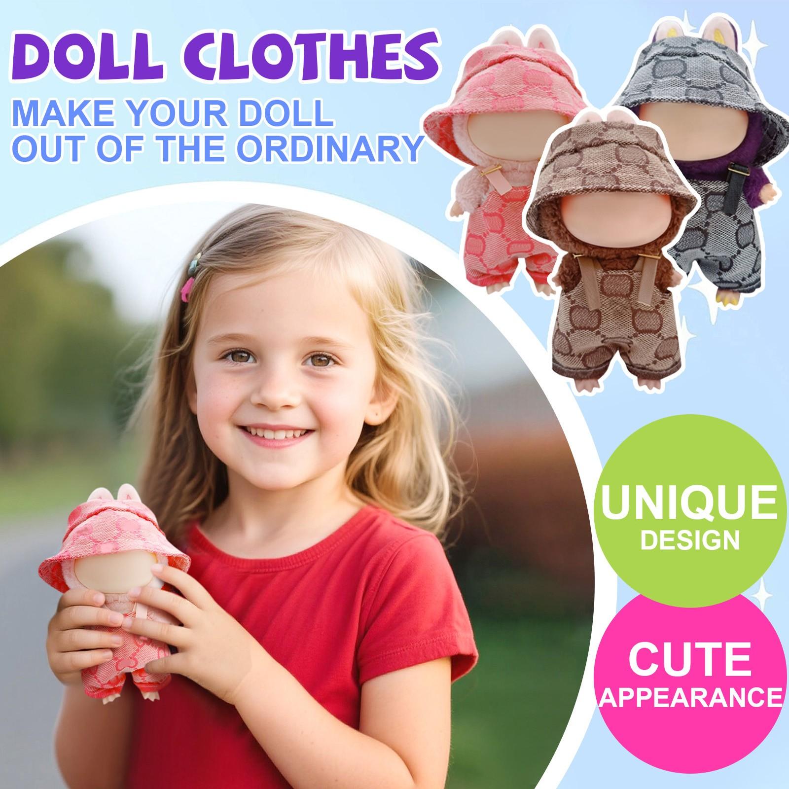 

Clothes Doll Kawaii Style Set, Cute Doll Costume And Accessories One Size