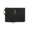 Saint Laurent 379039 Cwu01 1000 Cassandra Monogram Matelass  Gold Small Clutch Bag