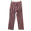 Levi's 70s Vintage 42 Talon Big E Button Back 32 Striped Pattern Staple Flare Denim Pants Women Used