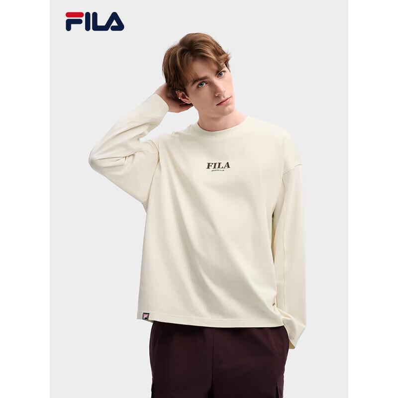 FILA Men s Casual Pure Cotton Long-Sleeve T-Shirt L