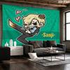 One Piece Sanji Wall Tapestry Aesthetic Wall Hanging Printed Fabric Blanket Decorative Tapestries For Bedroom Living Room Home Decor