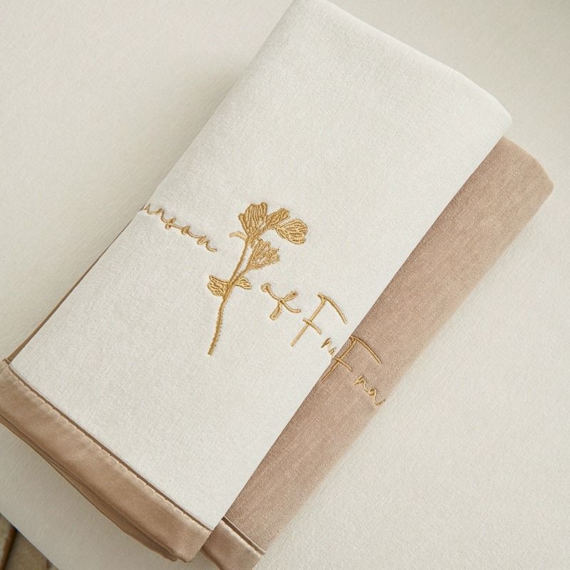 Embroidery Chenille Sofa Cover Four Seasons General Light Luxury Thickened Living Room Sofa Covers Non-Slip Plush Cushion