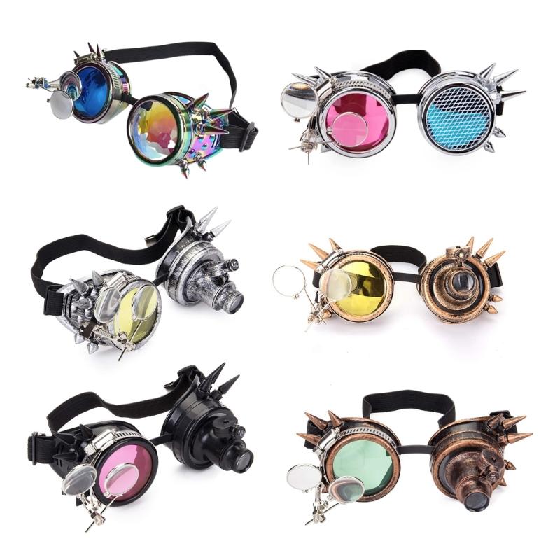 Steampunk Sunglasses Men Womens Fashion Glasses Vintage Cosplay Eyewear Costume