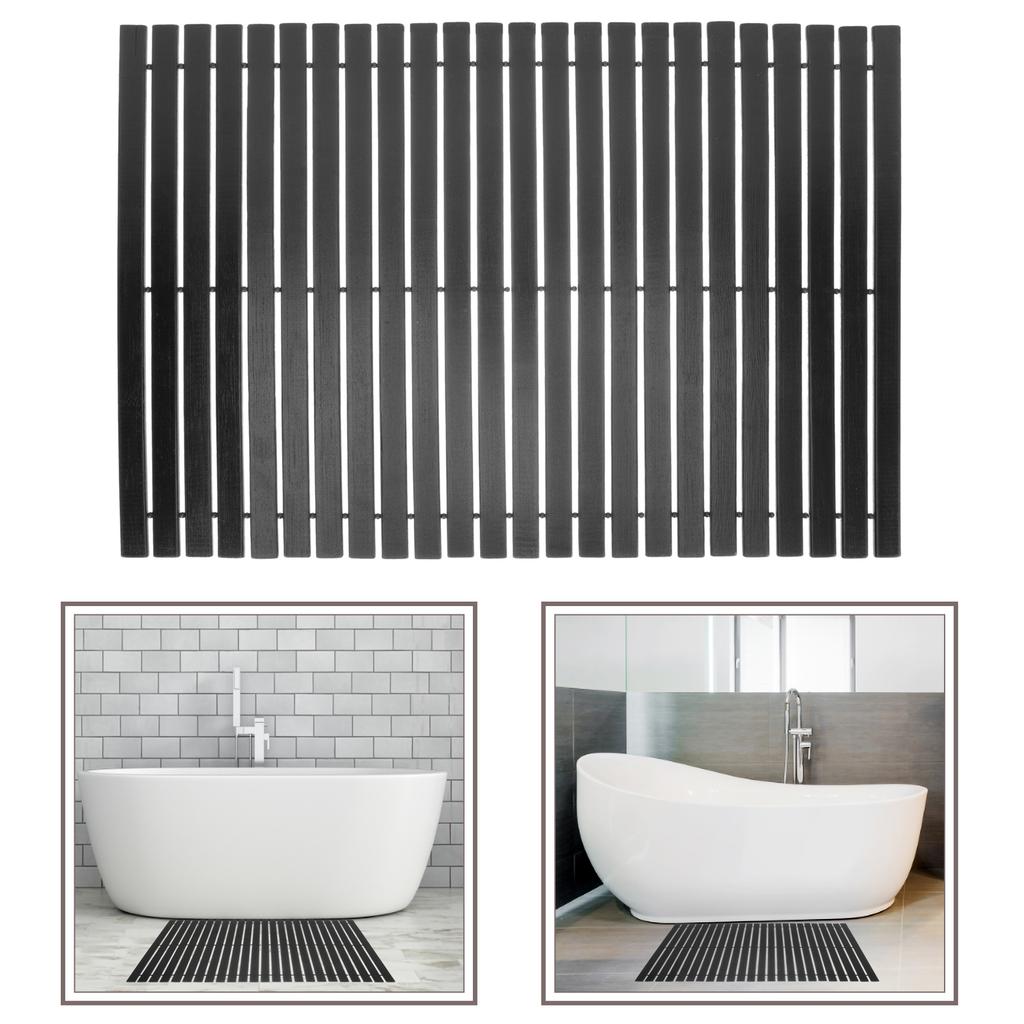 Bambusowa Mata Łazienkowa Antypoślizgowa Poduszka Podłogowa Mata Pod Stopy pod Prysznic Mata Wejściowa Anty-Wstęp Artykuły Gospodarstwa Domowego Dekoracyjne