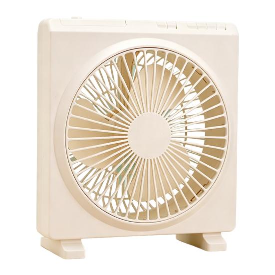 

Square Desk Fan USB Rechargeable Low Noise Strong Wind Personal Fan Home Office Travel Outdoor Portable Electric Cooling Fan белый