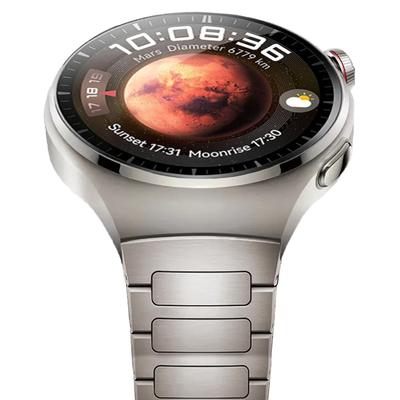 Senza Spazi Cinturino Originale in Metallo Titanio per Huawei Watch 4 Pro Braccialetto di Lusso per Huawei Watch 4 Pro Cinturino per Orologio Business Correa