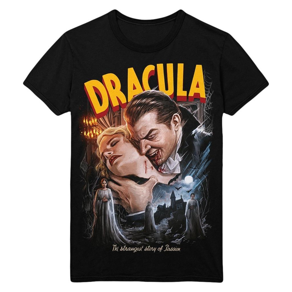 Vintage Dracula: Strangest Passion Movie Halloween Tee Unisex Short Sleeve S-5XL