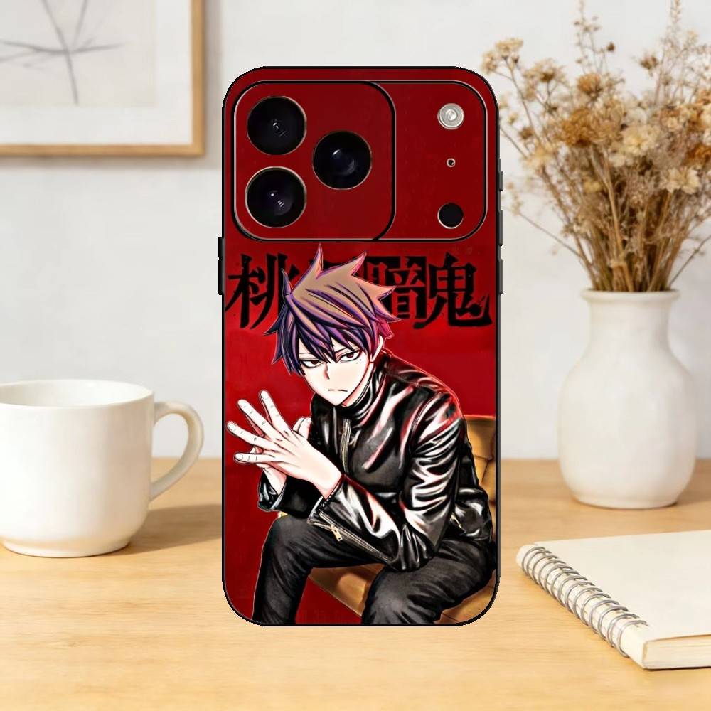 TOUGEN ANKI S-Shiki Ichinose Phone Case Silicone black Soft For IPhone 17,16,15,14,13,12,11,SE,Plus Pro Max