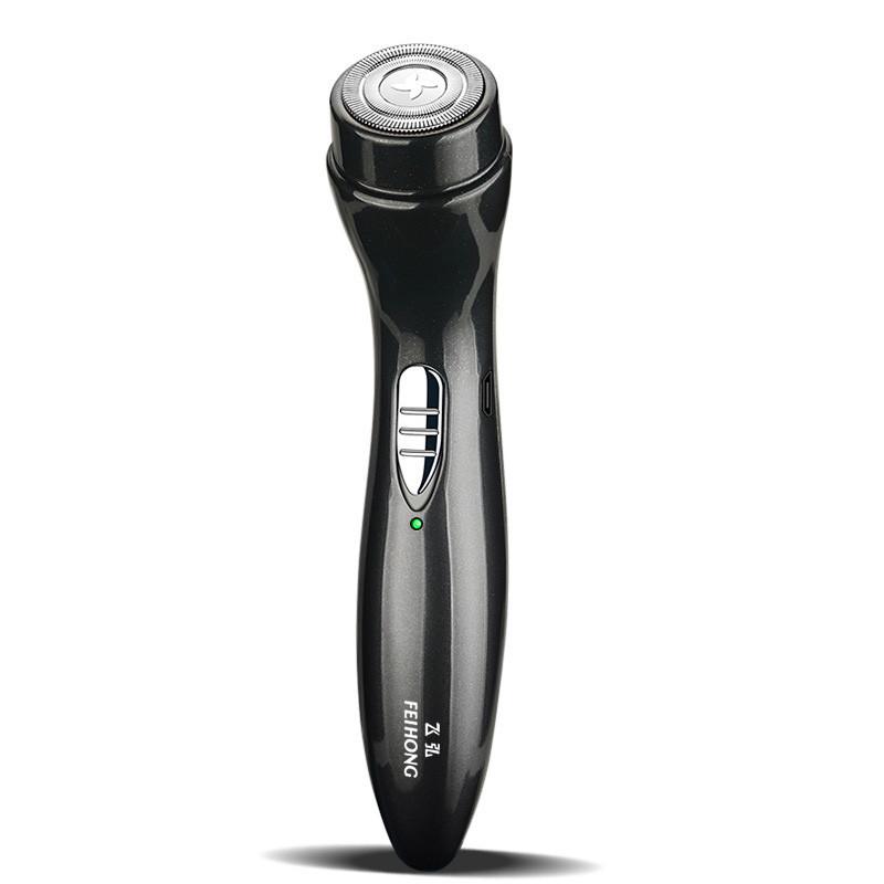 

Бритва электрическая для мужчин и женщин плавающая головка долговечный аккумулятор стильная чёрный