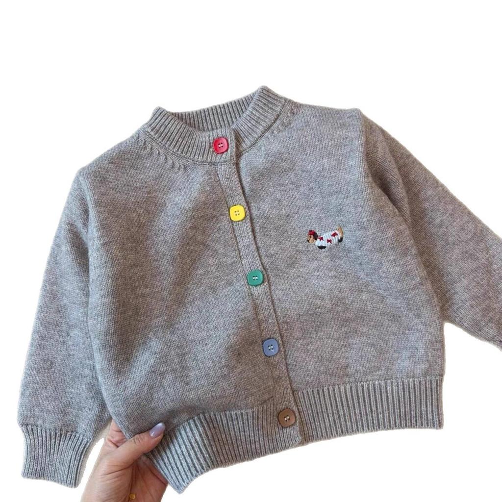 Kids Double Layer Thick Knit Sweater Warm Soft Winter Top for Boys and Girls