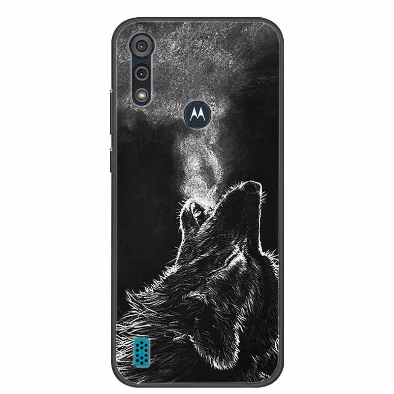 Phone Case for Motorola Moto E6i / E6s 2020 Shockproof Soft Silicone TPU Back Cover for Moto E6s 2020 E 6S 6i Cases Marble Print