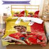 Lamine Yamal Soccer Star Number Bedding Set,Soft Bed Linen for Bedroom Home Decoration,Perfect Gift for Football Fans,Breathable Duvet Cover with Pill