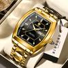 BINBOND Durable Accurate Week Display Auto Date Men's Watch Reloj Quartz Writstwatches For Men Luxury Luminous Waterproof