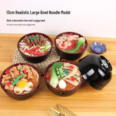 13cm Realistic Japanese Ramen Noodle Bowl Display Prop
