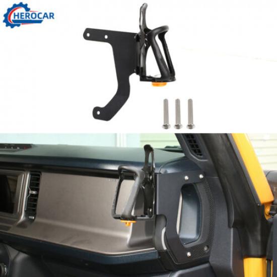 A Pillar Handle Drink Water Cup Holder Mount Rack for Ford Bronco 21+Right Side