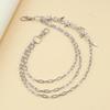 Punk Style Metal Body Chain With Spiky Pendant For Unisex Hiphop Fashion