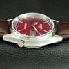 AUTOMATIC VINTAGE REFURBISHED SEIKO 5 7009A JAPAN MENS RED DIAL WATCH a445607-1