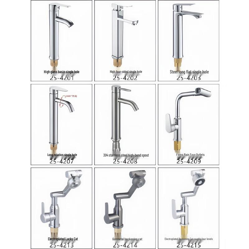 Minxi Stainless Steel Single Cold Basin Faucet