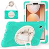 Kickstand Case for Samsung Galaxy Tab A11 2025 8.7 Inch SM-X133 SM-X135 360 Rotating 3-Layers Hybrid Cover with Shoulder Strap