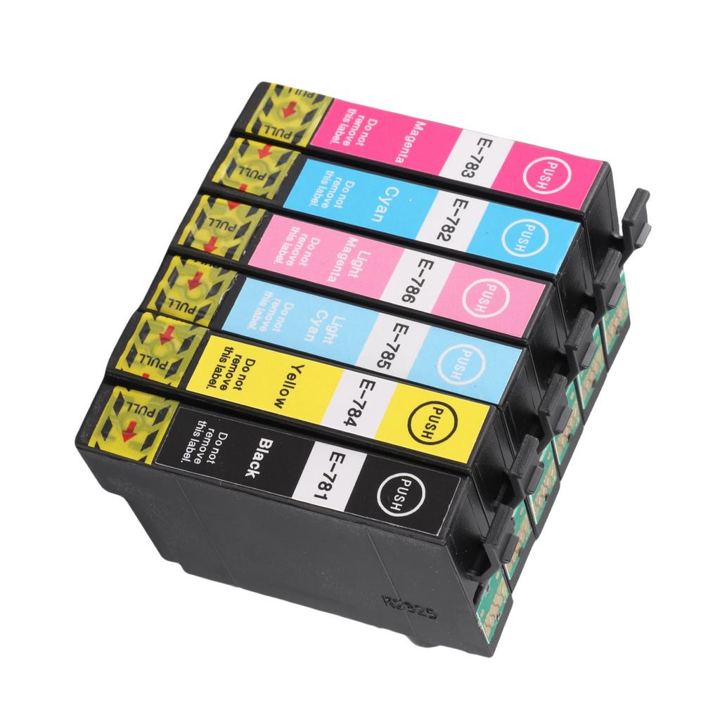 Ink Cartridge 6 Colors BK C M Y LC LM Printing Accessory for R260 R280 R380 RX580