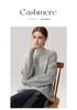 Women's Mid-Length Thickened Cashmere Sweater, Round Neck, Loose Fit, Simple Commuting Style - Ideal for Autumn and Winter Layers