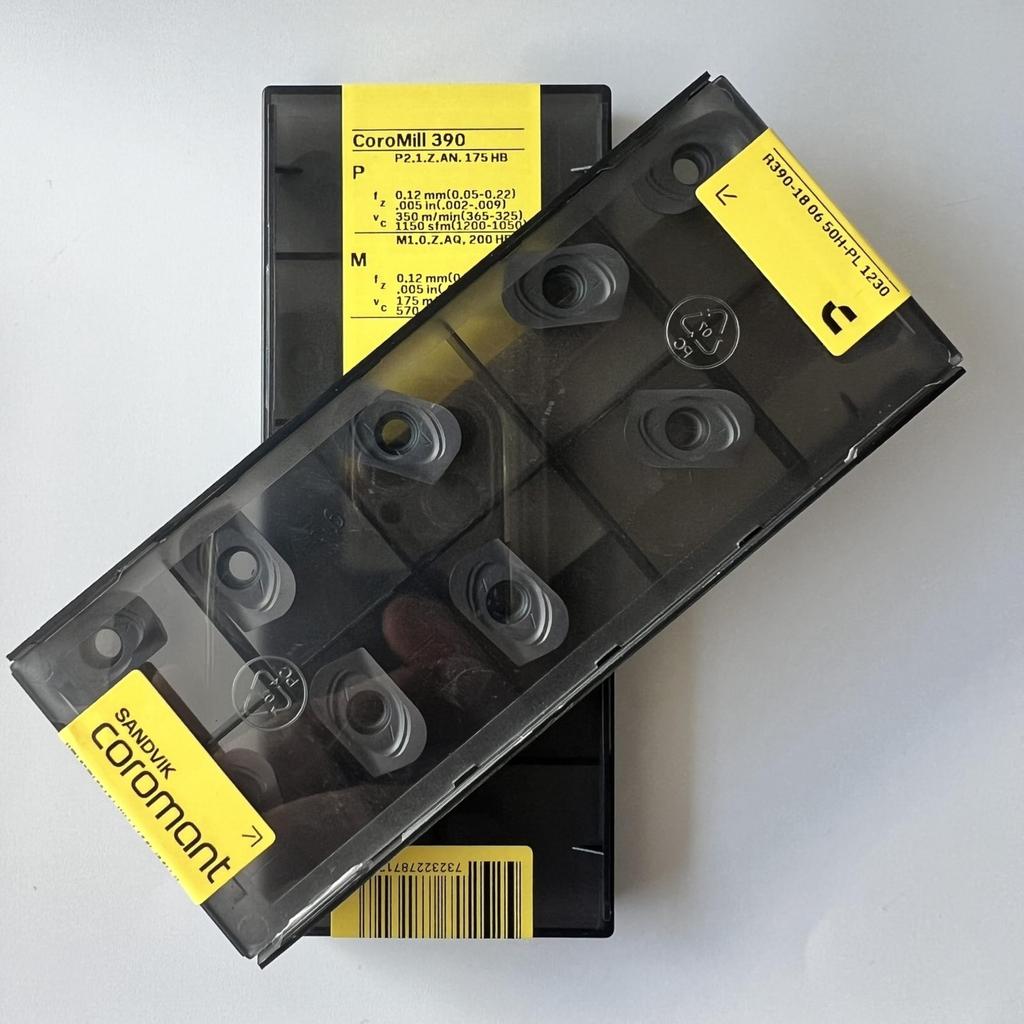 SANDVIK / R390-180650H-PL 1230 / Original Swedish hard alloy blade 10 Pcs