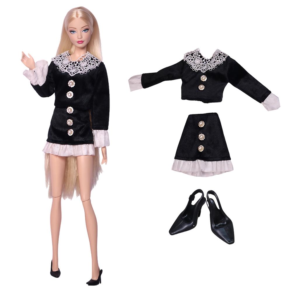 NK Fashion Doll Dress For 30cm Doll Clothes 11.5 Inch Doll Clothing For 1/6 Dolls Accessories Doll Shoes Girls Party Toys JJ