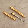 Portable Titanium Alloy Toothpick Reusable Food Grade Metal Toothpick Multi-functional Travel Detachable Pocket Tooth Pick Keychain Pendant