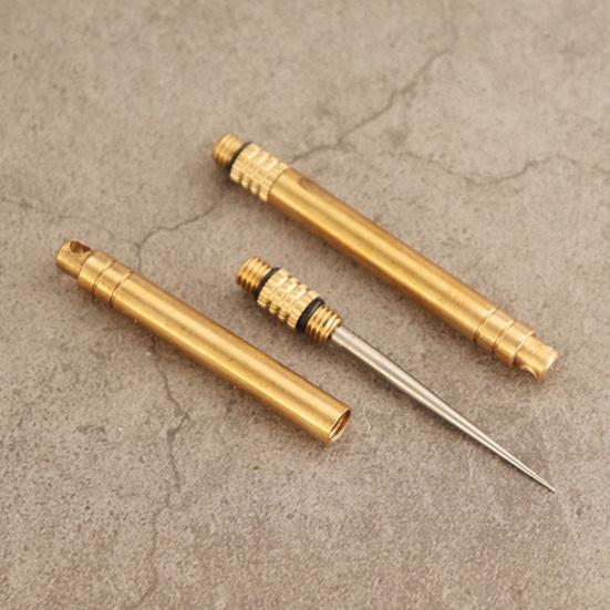 Portable Titanium Alloy Toothpick Reusable Food Grade Metal Toothpick Multi-functional Travel Detachable Pocket Tooth Pick Keychain Pendant