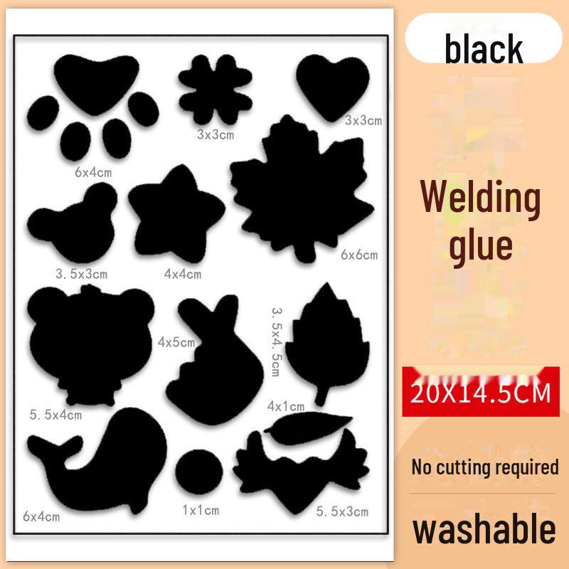 Autocolante cu patch-uri colorate cu desene animate: Reparații autoadezive, fără cusături, fără cusături pentru jachete și haine