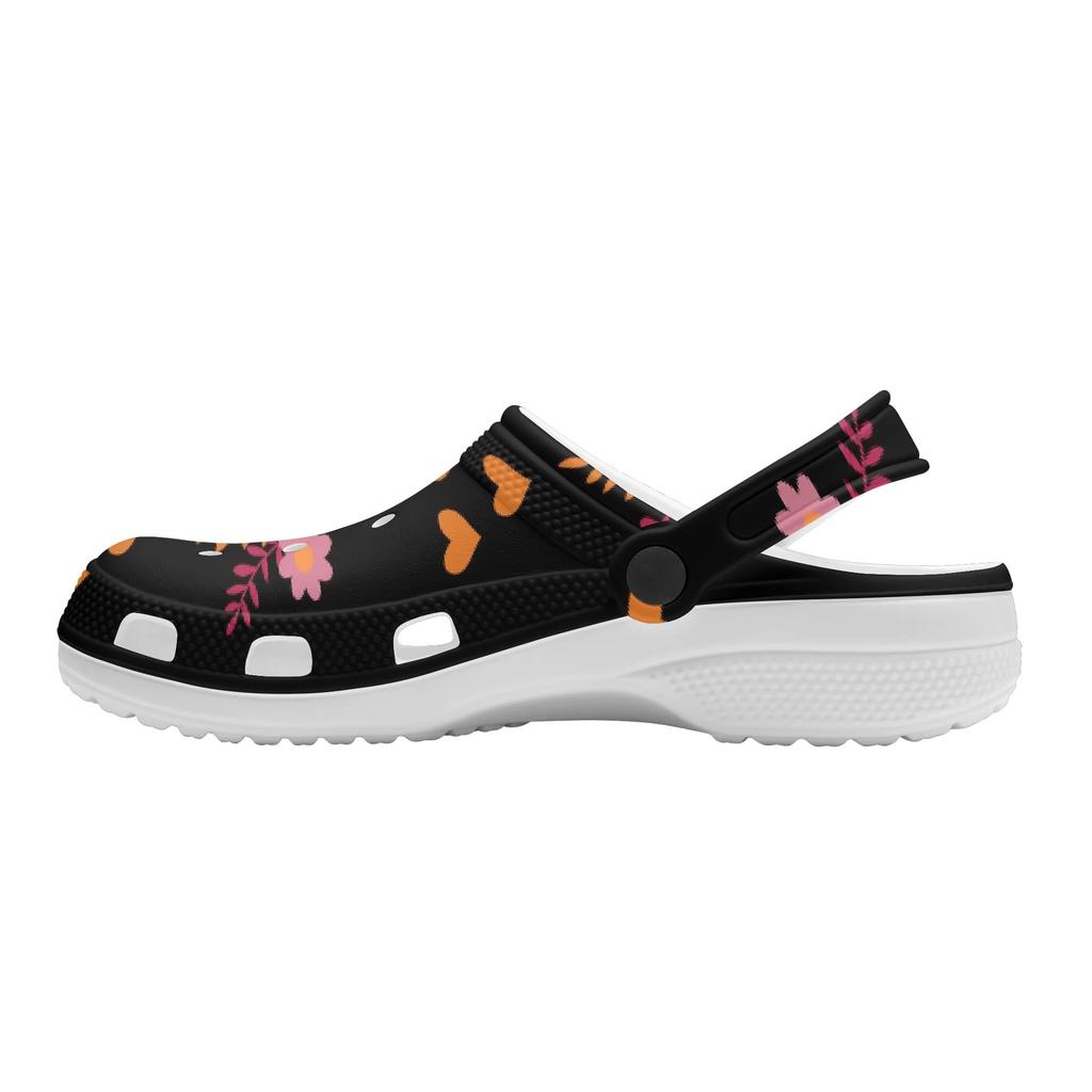 Summer Print EVA Casual Clogs for Women Men Ventilated Breathable Slip On Soft Sole Shoes Summer Sandals Daily Comfort Wear