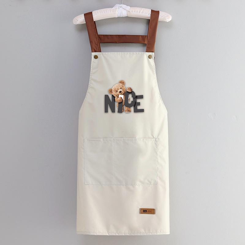 Waterproof & Oilproof Kitchen Apron for Coffee Shops, Cooking, Gardening, and Household Use