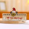 Christmas Advent Calendar 2025 Wooden Gnomes Santa Countdown Calendar Ornament Navidad 2025 New Year Xmas Home Desk Decoration