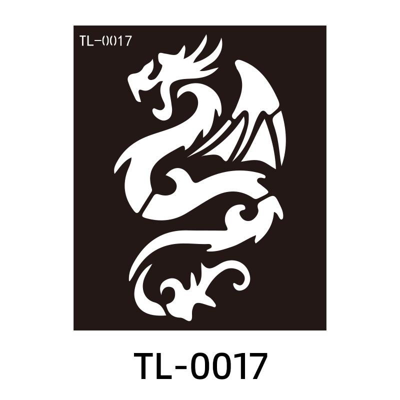 Beauty Sticker Hollow Tattoo Sticker Juice Inkjet Tattoo Template Diy