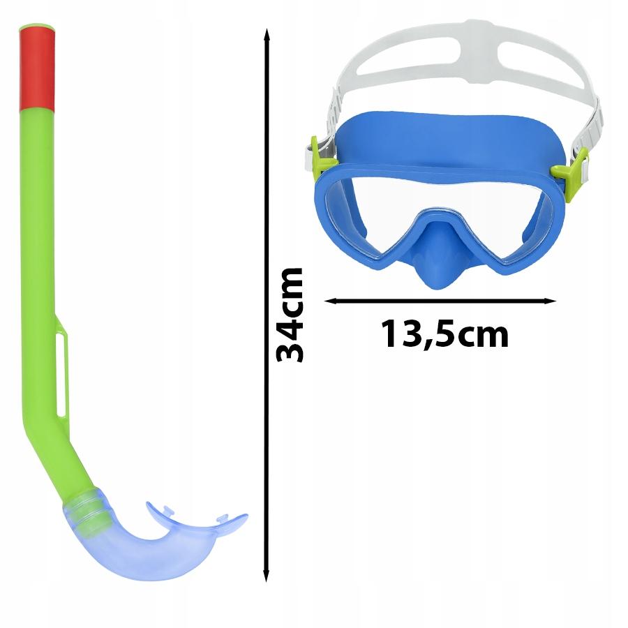 [PACZA][5] Children's diving set Mask + Snorkel Bestway 24036 BLUE K183N