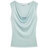Womens/Ladies Cowl Neck Sleeveless Top