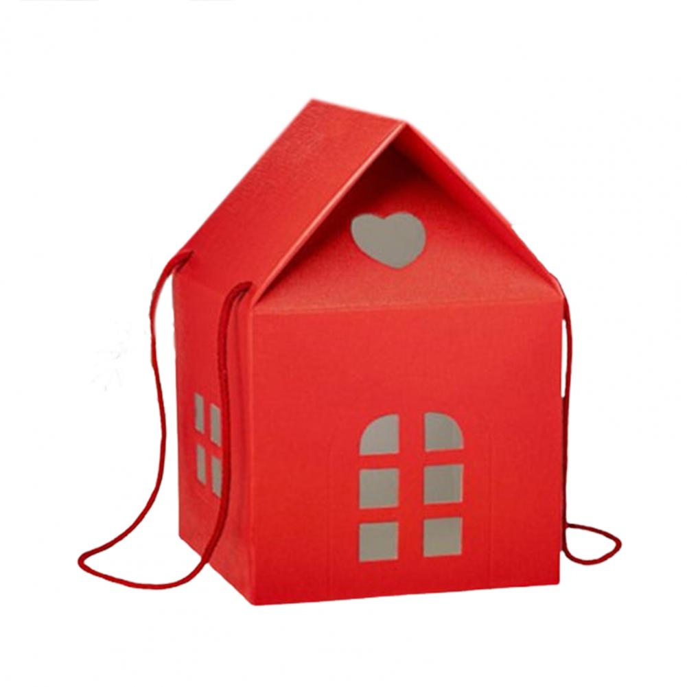 Christmas Wonderland Cottage Gift Box Reusable Holiday House-Themed Packaging Decorative Keepsake Box Winter Home Decoration
