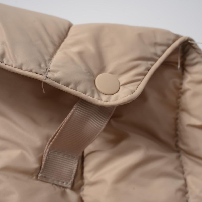 Women's Down Vest Liner Short Sleeveless Lightweight Inner Layer Fall/Winter O-Neck Down Liner