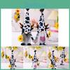 Cute Bee Sunflower Cow Plush Figure For Charming Home Decor Featuring Fabric Material
