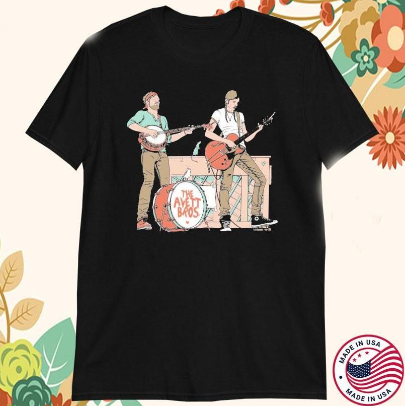 

The Avett Brothers On Stage Comics T-shirt, size S-4XL 2XL