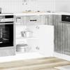 Lucca Kitchen Base Cabinet Concrete Grey Particleboard