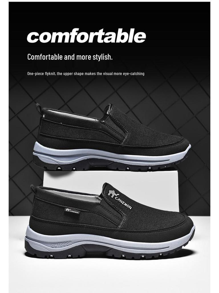 Herren Übergröße Slipper Mesh Walking Sneaker, Größe 49