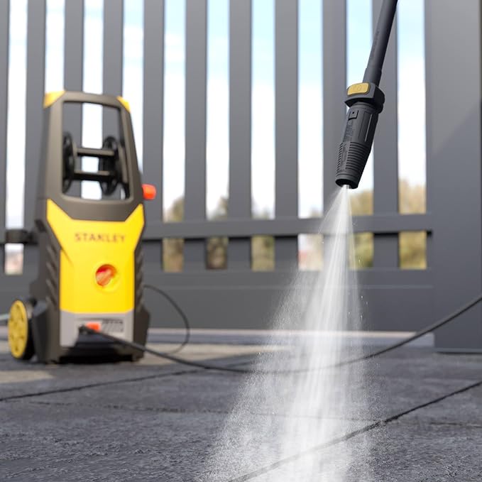 STANLEY SXPW24BX-E High Pressure Washer with Patio Cleaner (2400 W, 170 Bar, 500 L/h) | Stanley 2400 W | 170 Bar | 500 L/h