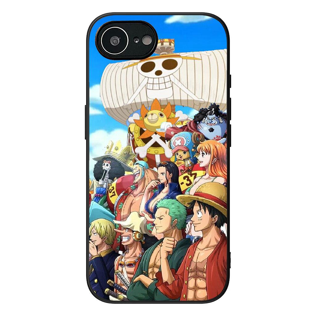 Cover for Apple iPhone 16 15 14 Plus 13 12 Mini 17 Pro Max + ProMax 16E Air Phone Case Luffy One Shanks Piece Roronoa Zoro
