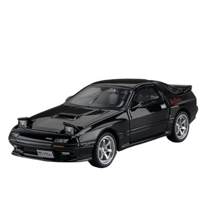 1/32 Mazda RX7 RX-7 FC INITIAL D Supercar Alloy Die Cast Toy Car Model Sound and Light Toy Collectibles Birthday Gift