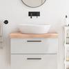 VidaXL Bathroom Countertop 80x50x6 Cm Untreated Solid Wood 3156025