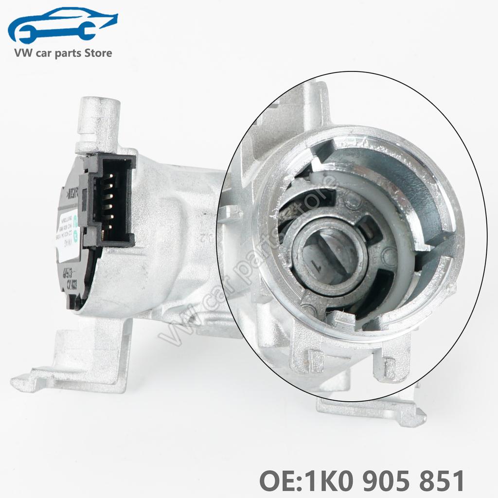 1K0905851B OEM Ignition Starter Switch Steering Lock Barrel Housing For A3 TT R8 Golf Eos Caddy Leon Altea 1K0 905 851B