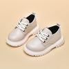 Fashion Girls Shoes Spring New British Style Kids Leather Shoe Anti Slip Child Performance Shoes Soft Soled Girl Casual Shoe